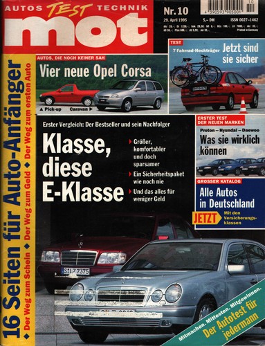 Zeitschrift mot auto 1995 - zeitschrift,